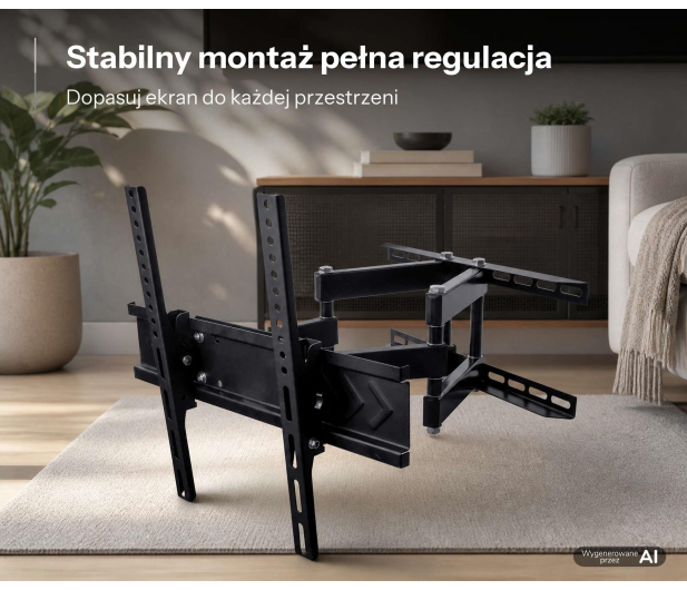 TB Uchwyt TV do telewizora TB-43P 26-55 55kg max VESA 400x400 - 1584920 - zdjęcie 2
